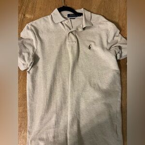 Tan Ralph Lauren Polo shirt